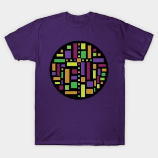 Stained Glass Window Circles T-Shirt